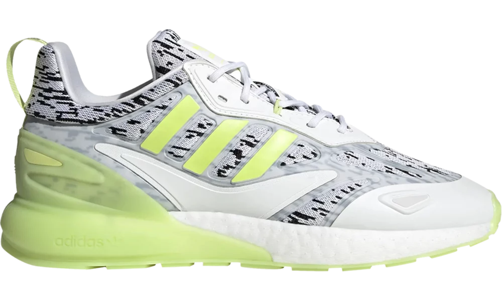 Adidas ZX 2K Boost 2.0 Digi White Pulse Lime купить в СПб